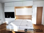Vyklapeci postel bila leskla