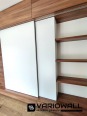 Vyklopna postel posuvny panel